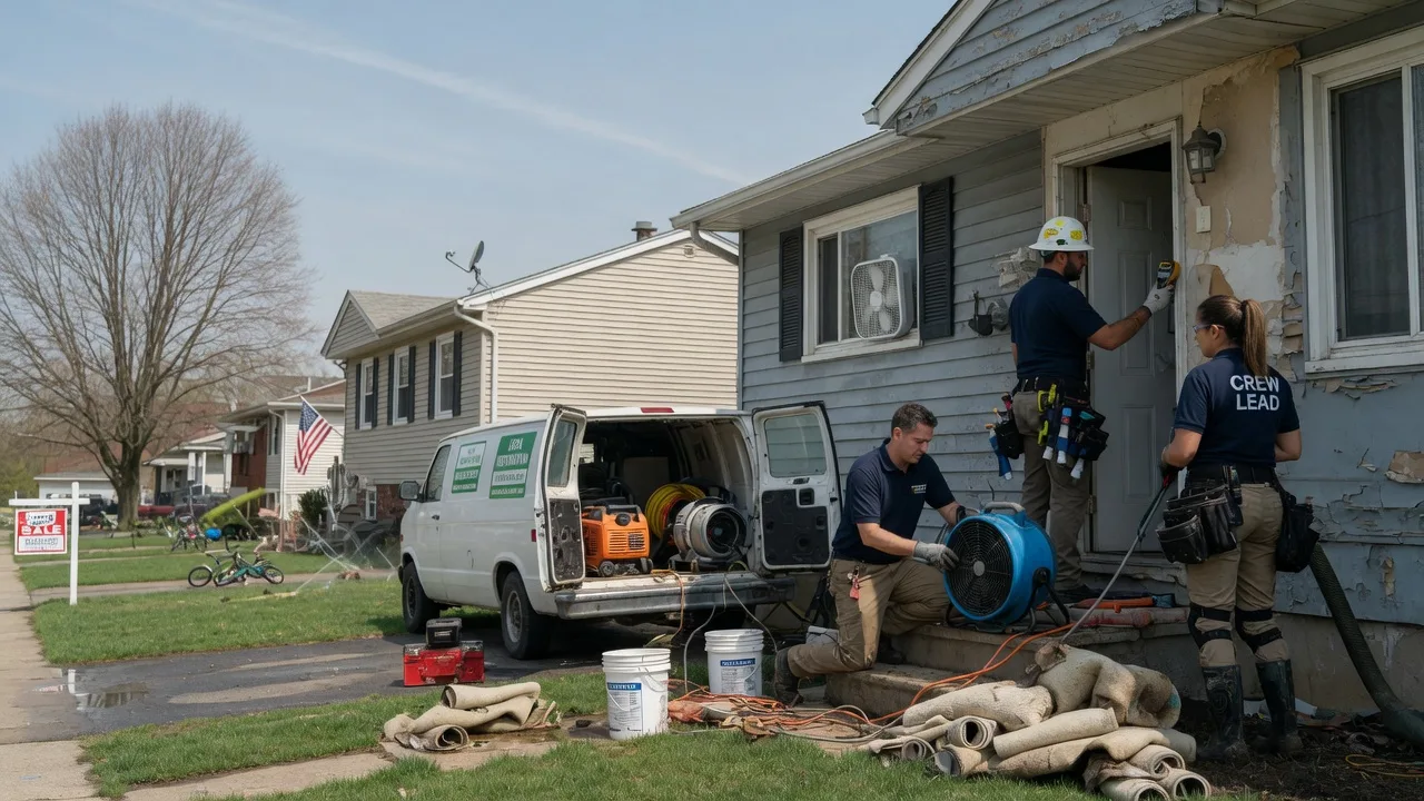Flood Cleanup in Linden, MI near me