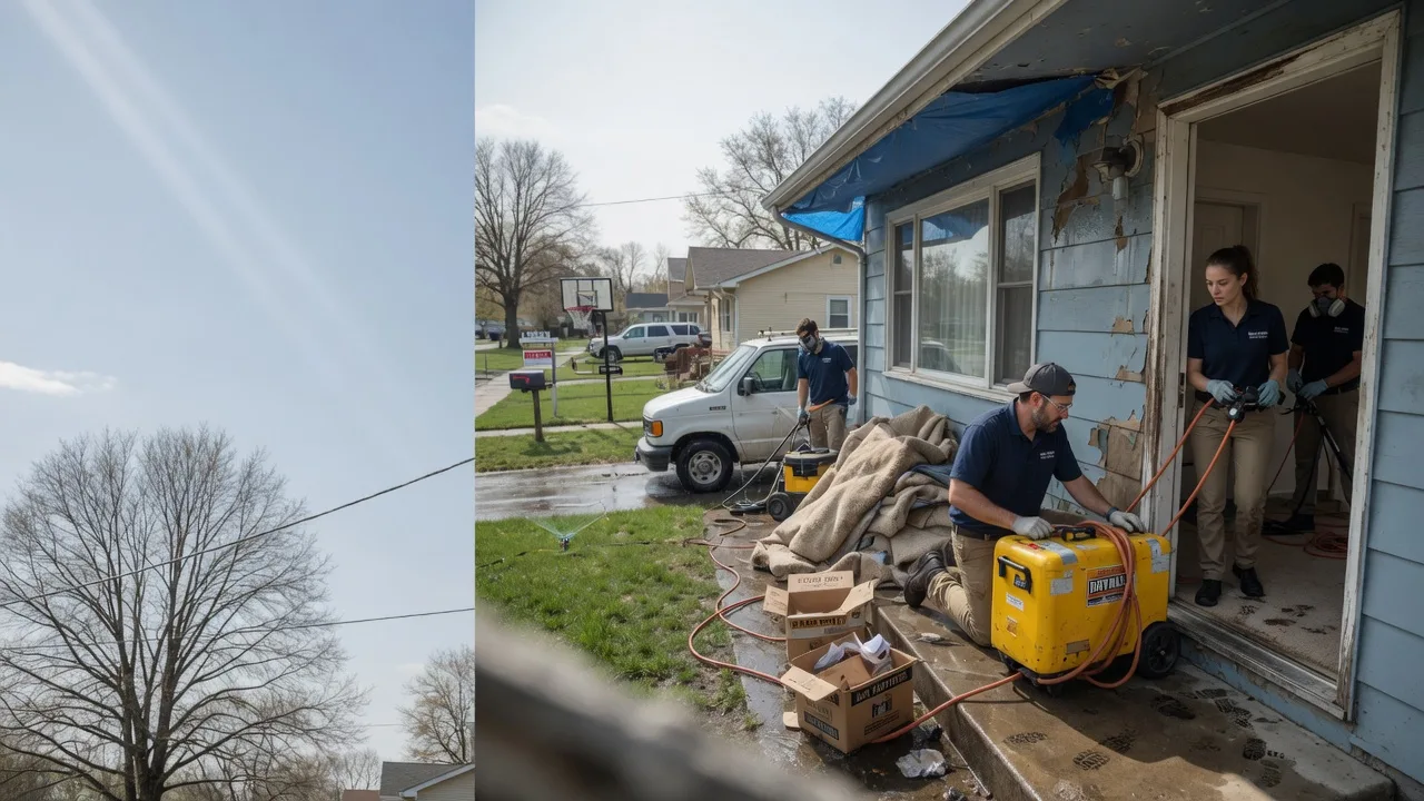 Basement Flood Cleanup in Linden, MI near me
